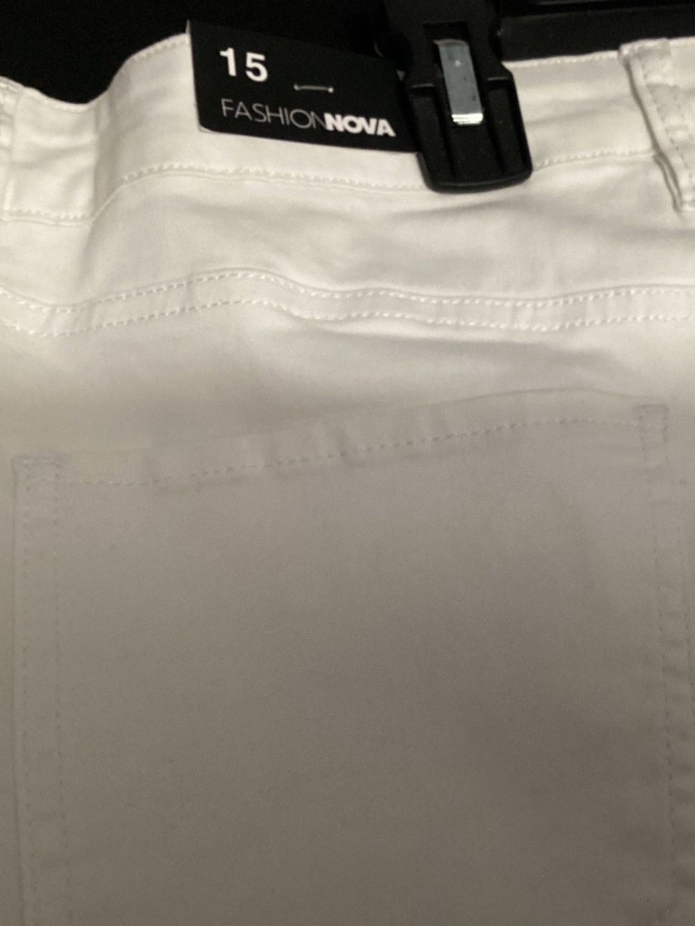 Fashion Nova White Classic Mid-Rise Skinny Jeans NWT - Picture 8 of 8